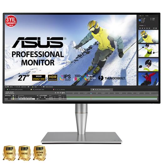 27 Asus Pa27Ac Ips Qhd 5Ms 60Hz Hdmı Dp Usb-C