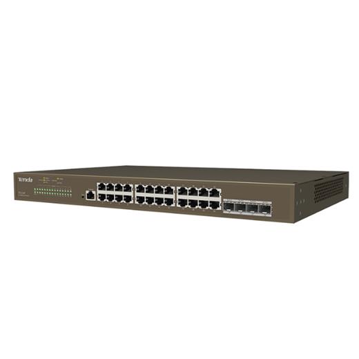 Tenda Teg5328F 24Port 10/100/1000 Yönetilebilir Swıtch