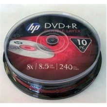 Hp Dvd+R Dl 8X 8.5Gb.10Lu Cakebox (Dre00060-3) - 1