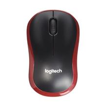 LOGITECH M185 NANO MOUSE KABLSZ BLACK/RED 910-002237