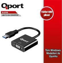 Qport Q-Uvg Usb 3.0 To Vga Çevirici