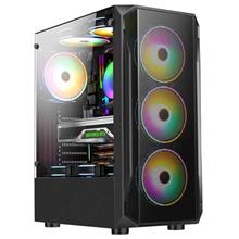 Everest X-Racer Peak 600W 4X12Cm Rgb Mid Tower