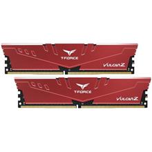 Team T-Force Vulcan Z Red 16Gb (2X8Gb) 3200Mhz Cl16 Ddr4 Gaming Ram (Tlzrd416G3200Hc16Cdc01)