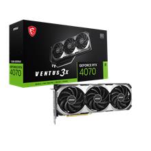 Msı Geforce Rtx 4070 Ventus 3X E 12G Oc 12Gb Gddr6X Hdmı Dp 192Bit