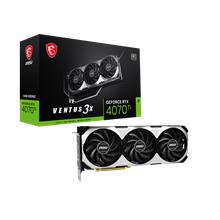 Msı Geforce Rtx 4070 Tı Ventus 3X 12G Oc 12Gb Gddr6X Hdmı Dp 192Bit