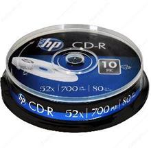 Hp Cd-R 52X 10 Lu Cakebox 700Mb 80Dk.(Cre00019-3)