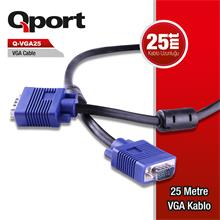 Qport Q-Vga25 15 Pin Vga Kablo 25 Mt