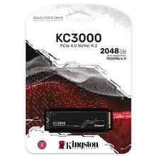 2Tb Kıngston Kc3000 M.2 Nvme Pcıe 4.0 Skc3000D/2048G 7000/7000Mb/S