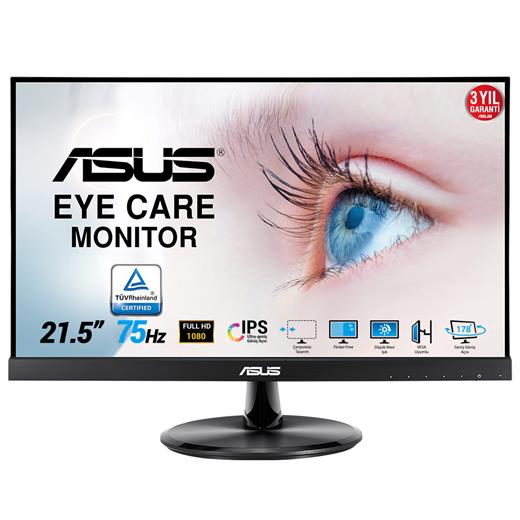 21.5 Asus Vp229He Fhd Ips 75Hz 5Ms Hdmı Vga