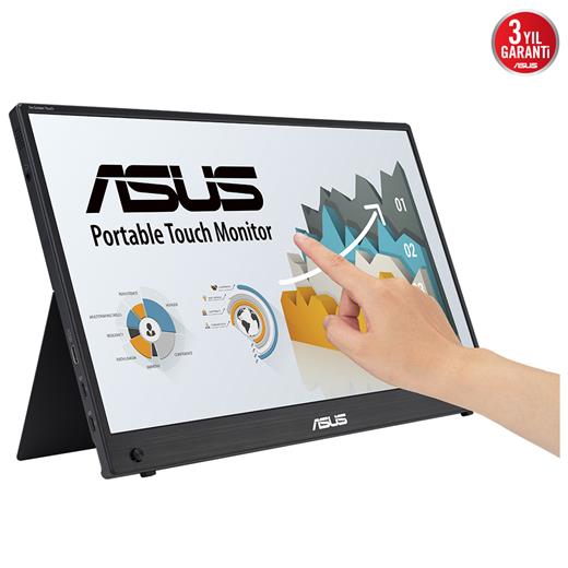 15.6 Asus Mb16Aht Ips Fhd 60Hz 5Ms Hdmı Type C