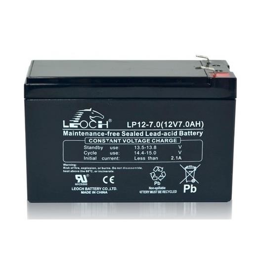 Leoch 12Volt 7Ah Akü Lp12-7.0 Inform Tse Belgeli