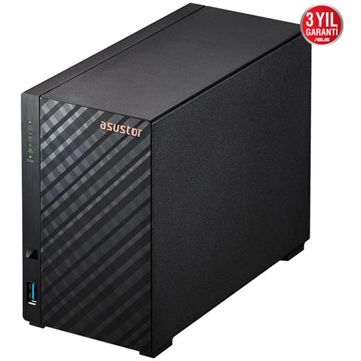 Asustor As1102T 2 Yuvalı 1Gb Nas Depolama Ünitesi