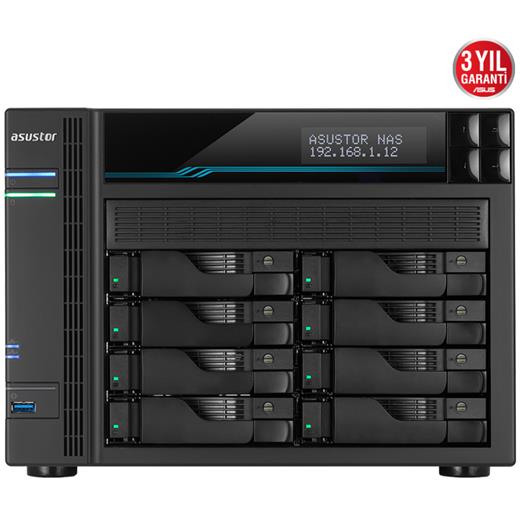 Asustor As6508T 8 Yuvalı 8Gb Nas Depolama Ünitesi