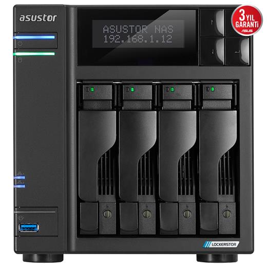 Asustor As6704T 4 Yuvalı 4Gb Nas Depolama Ünitesi