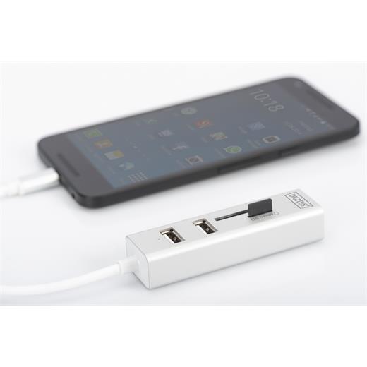 Dıgıtus Da-70243 Usb Type-C / Usb 2.0 /  Çoklayıcı