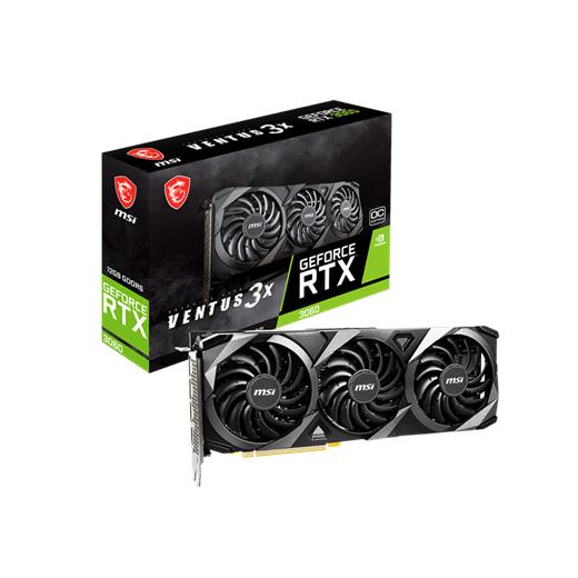 MSI GEFORCE RTX 3060 VENTUS 3X 12G OC 12GB GDDR6 HDMI DP 192Bit