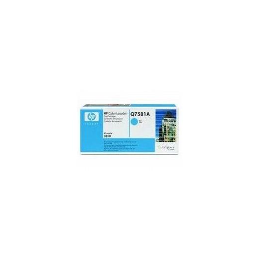 Hp Q7581Ac Cyan Toner Cartridge