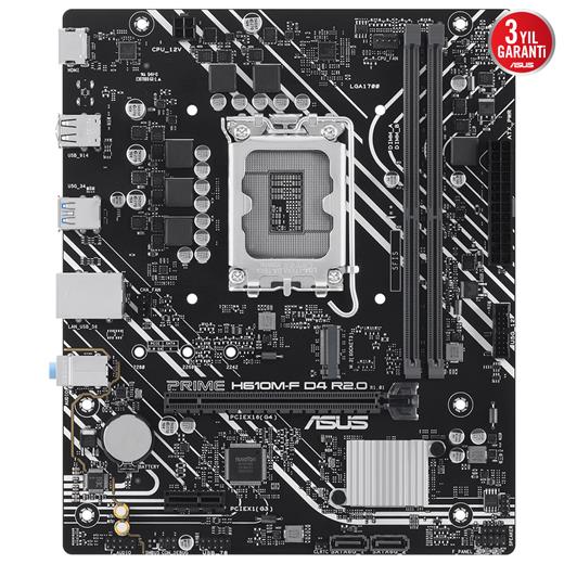 ASUS PRIME H610M-F D4 R2.0-CSM DDR4 3200MHZ MATX