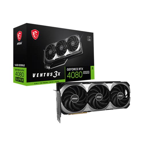 MSI RTX 4080 SUPER 16G VENTUS 3X OC 16GB GDDR6X HDMI DVI DP 256Bit