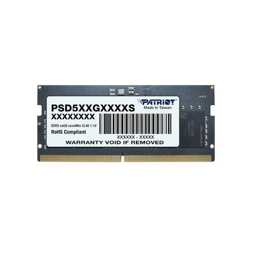 Patriot Signature Line 16GB (1x16GB) DDR5 5600MHz CL46 SODIMM Gaming Ram (PSD516G560081S)