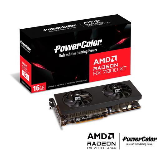 POWERCOLOR RX7800XT 16G-P 16GB GDDR6 256Bit