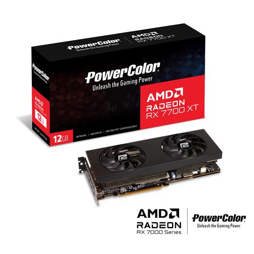 POWERCOLOR RX7700XT 12G-P 12GB GDDR6 192Bit