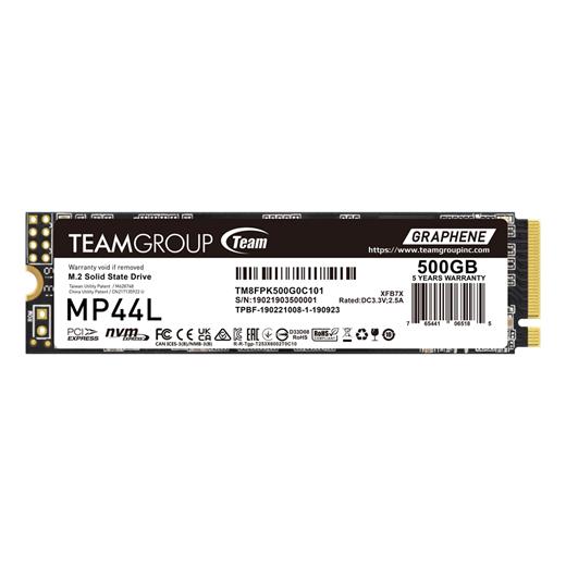 Team Mp44L 500Gb Gen4X4 5000/2500Mb/S Nvme Pcıe M.2 Ssd Disk (Tm8Fpk500G0C101)