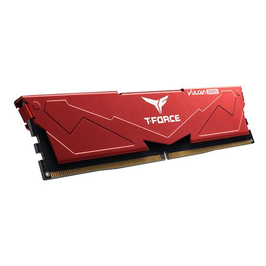 Team T-Force Vulcan Red 16Gb 1X16Gb 6000Mhz Ddr5 Cl38 Gaming Ram (Flrd516G6000Hc38G01)