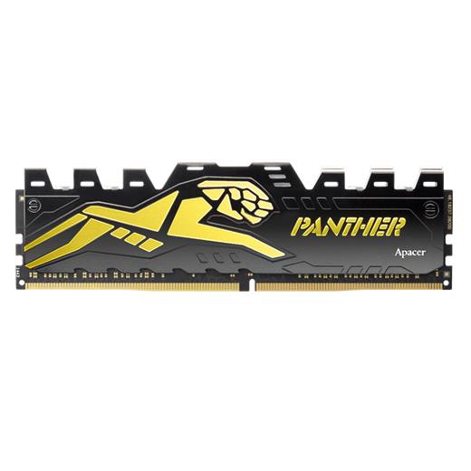 Apacer Panther Black-Gold 16Gb (1X16Gb) 3600Mhz Cl18 Ddr4 Gaming Ram (Ah4U16G36C2527Gaa-1)