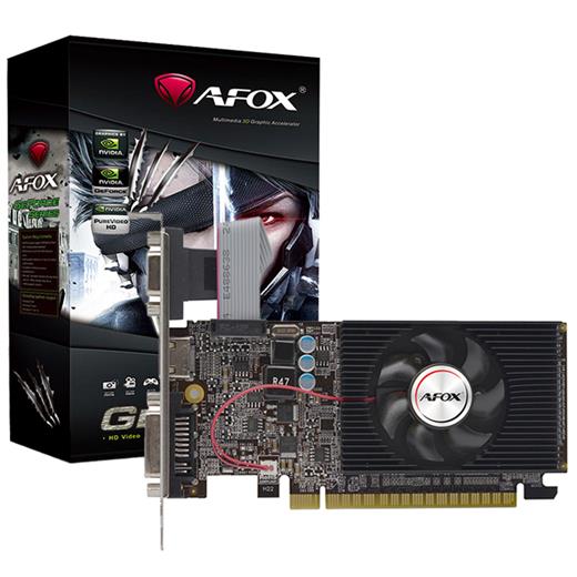 Afox Geforce Gt610 2Gb Ddr3 64 Bit Af610-2048D3L7-V6 (Lp)