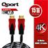 Qport Q-Hdmı153 Hdmı 2.0 V Altın Uçlu Kablo 15 Mt